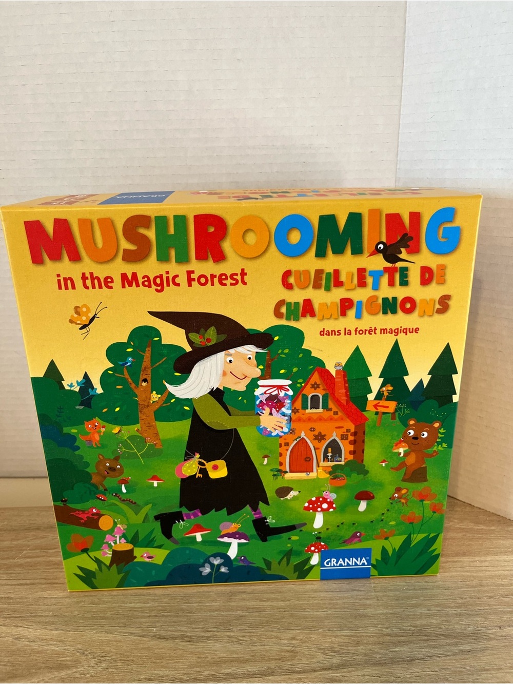 Grana Mushrooming in the Magic Forest Board Game - Yellow & Green